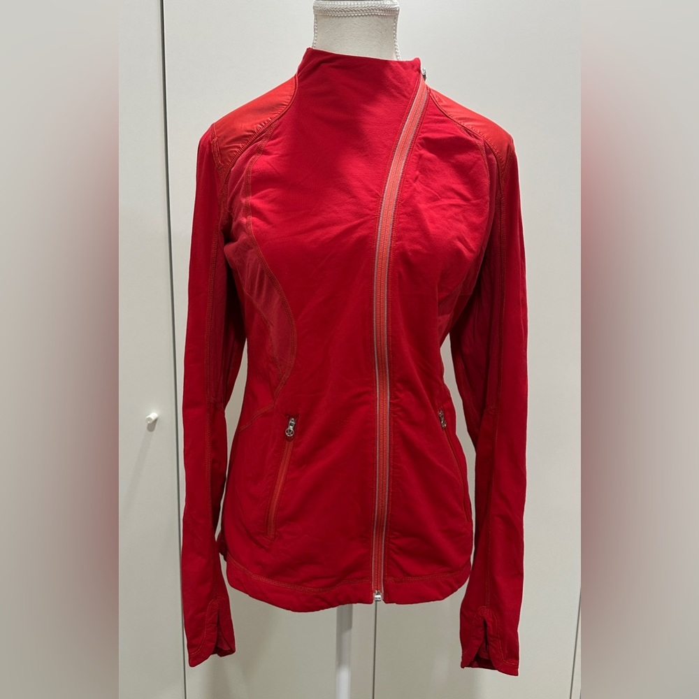 Lululemon Women's Red Softshell Zip Jacket